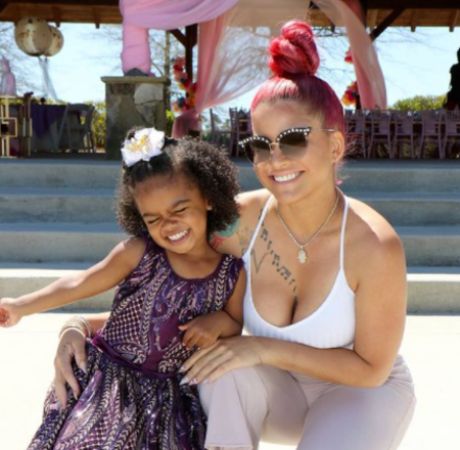 Kalea with her lovely mother, Shya Lamour.